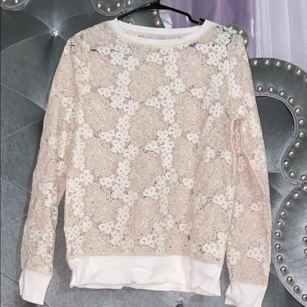 Lace sweater